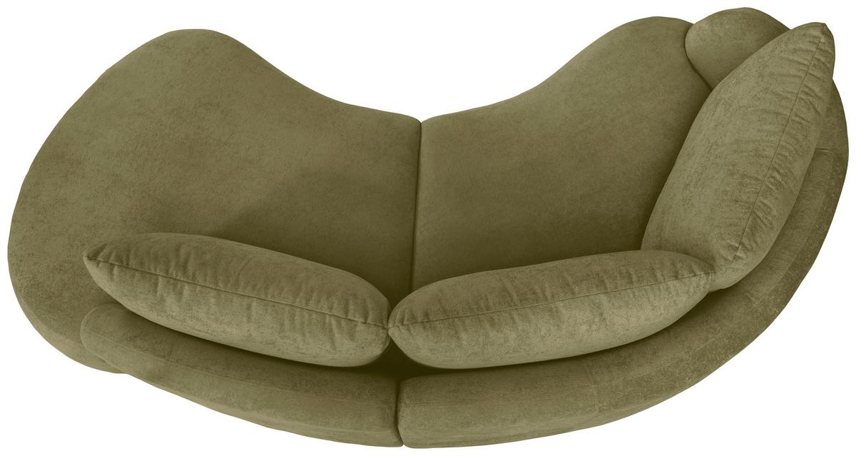 Ecksofa Doppo, Grün S: 139x250 cm - Schwarz/Grün, MODERN, Textil (139/250cm) - Livetastic