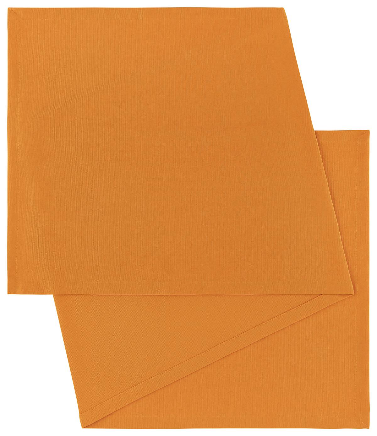 Běhoun Steffi, oranžová, 45/150cm - oranžová, textil (45/150cm) - Modern Living