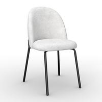 ŽIDLE ELORA - šedá/černá, Moderní, kov/textil (48/86/56cm) - Bessagi Home