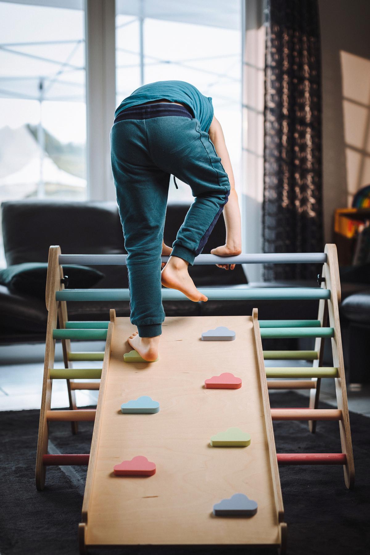 Kinderrutsche Multicolor, B/h/t: 83x38x6cm - Multicolor, Basics, Holz (83/38/6cm) - tiSsi