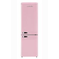 Kühl-gefrierkombination Pink 69+180 L - Pink, Basics, Kunststoff/Metall (54,60/177,50/62,60cm)