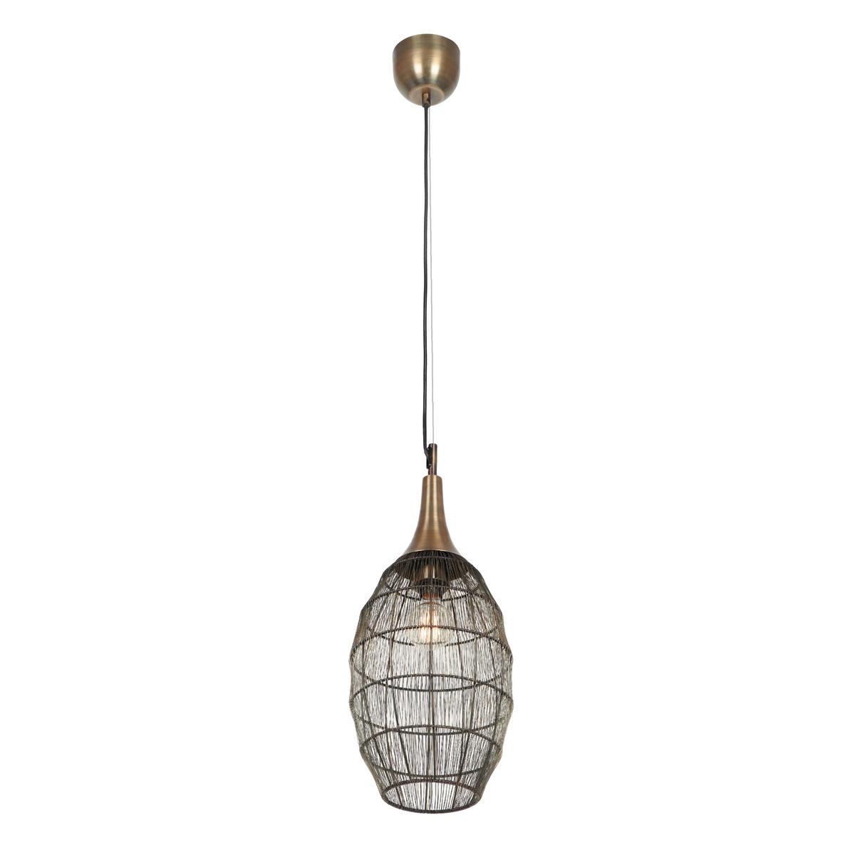 Pendelleuchte 365420104 Soraya - Messingfarben, KONVENTIONELL, Metall (26/150cm) - Eglo