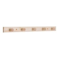 HAKENLEISTE Abano, Naturfarben B: 70 cm - Naturfarben, Basics, Holz (70/5/1,5cm) - MID.YOU