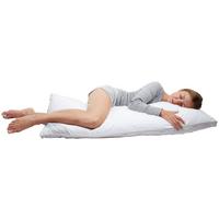 POLŠTÁŘ PRO SPANÍ NA BOKU Wellnes, 40/120 cm - bílá, textil (40/120cm) - Nadana