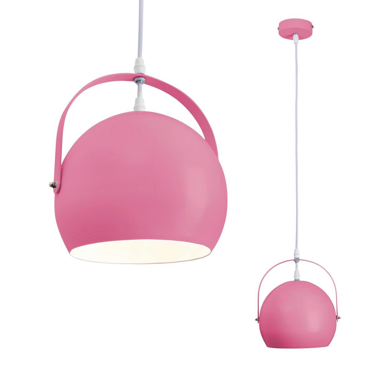 Pendelleuchte Colorado - Pink, Basics, Metall (25/132cm) - Näve