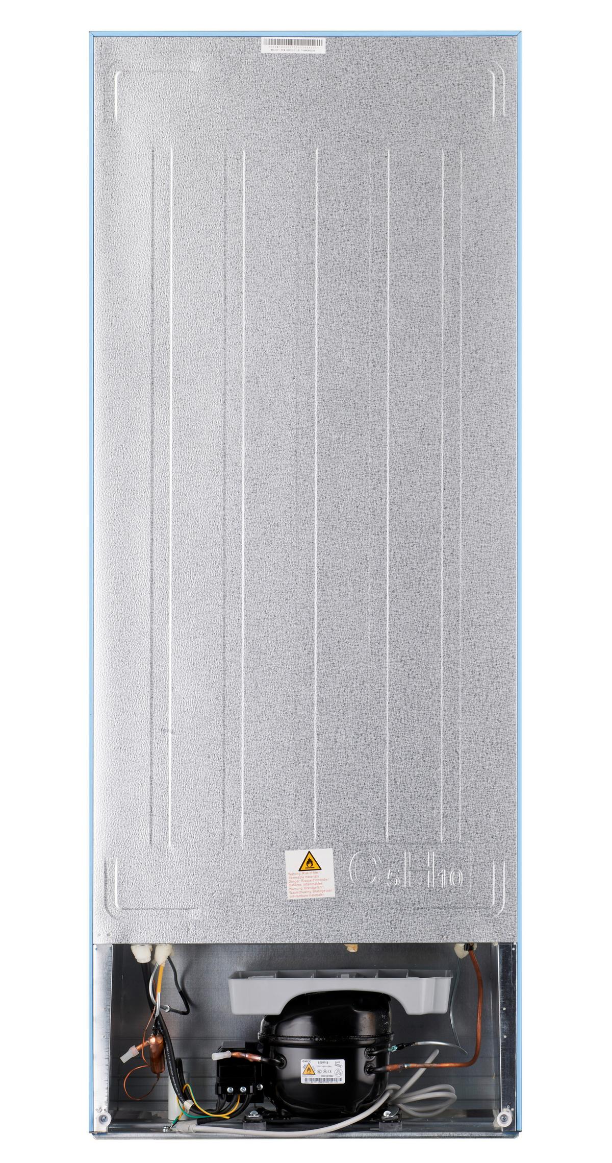 Kühl-gefrier-kombination Gk210-2 Lb - Hellblau, Trend, Kunststoff/Metall (54/143/54,5cm) - PKM