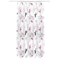 Zuhanyfüggöny Kb. 180/200cm - pink/rózsaszín, Modern, textil (180/200cm) - Luca Bessoni