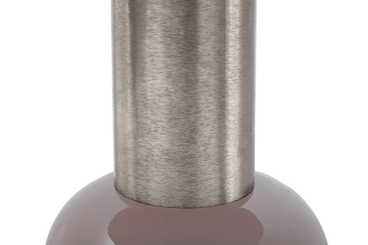 ODKLÁDACÍ STOLEK ART DECO - starorůžová/barvy stříbra, Trend, kov (50/52cm)