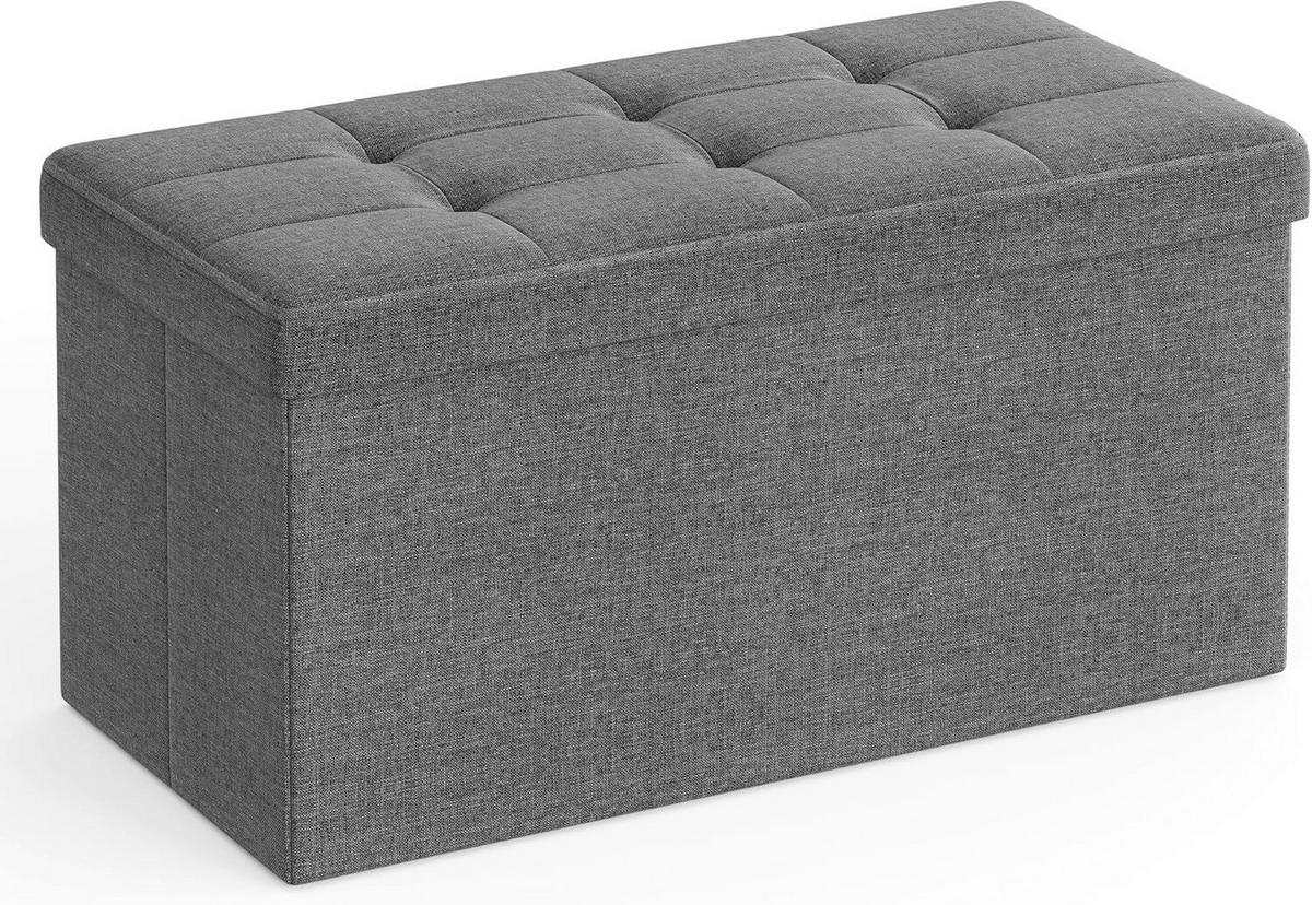 Sitzbox Grau B: 78 Cm - Grau, Basics, Holzwerkstoff/Textil (78/38/38cm)