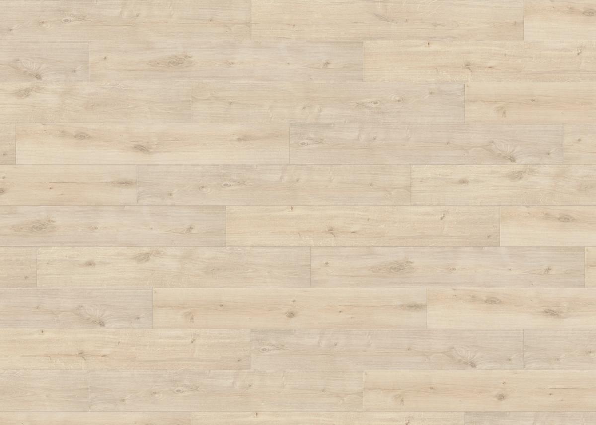 Laminatboden Eiche Siena Samtweiß Str. Matt - Eiche Bianco, Basics, Holzwerkstoff (19.3/128.2cm) - Living by HARO