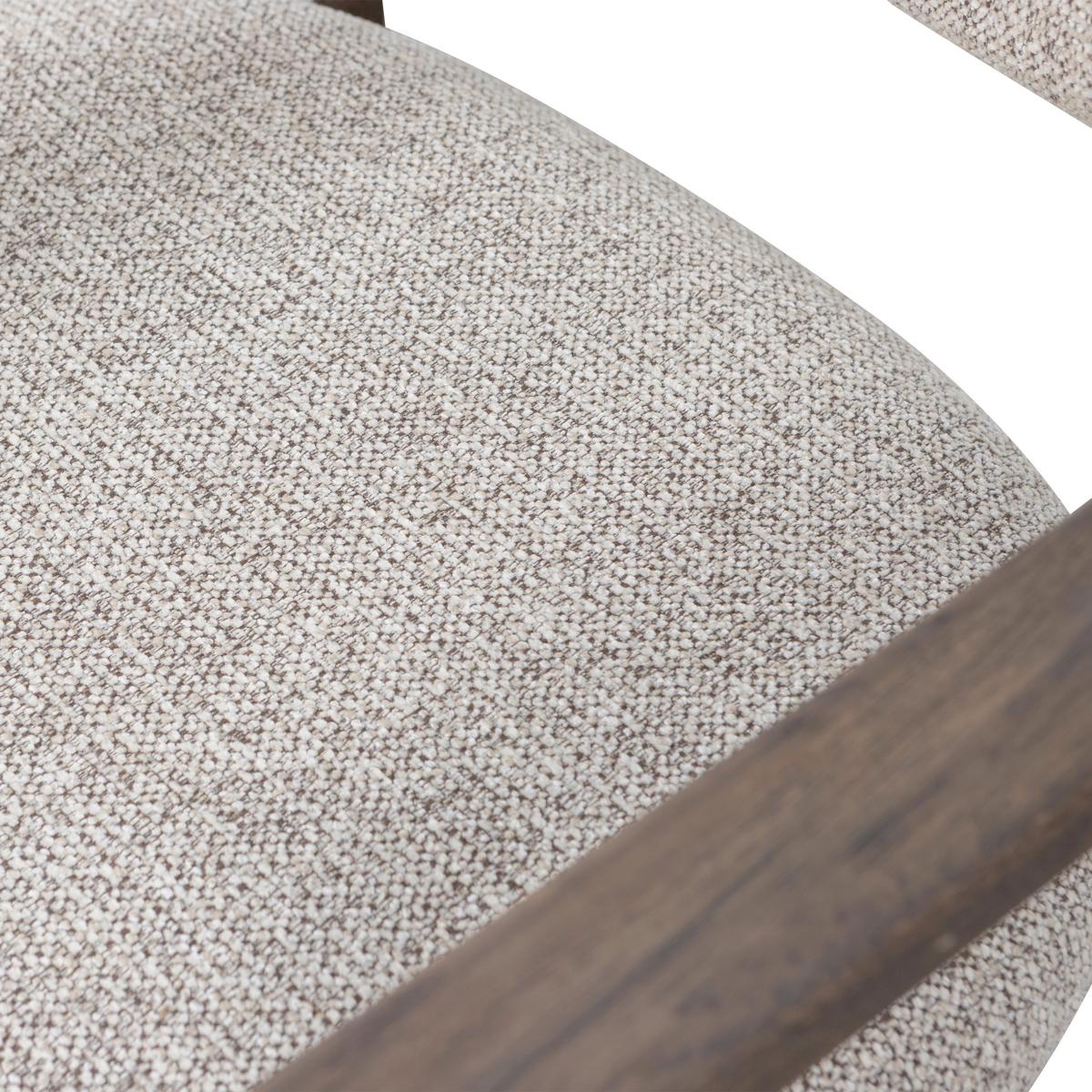 Sessel Udar Braun B: 68cm - Braun, Design, Holz/Textil (68/76/75cm) - Livetastic