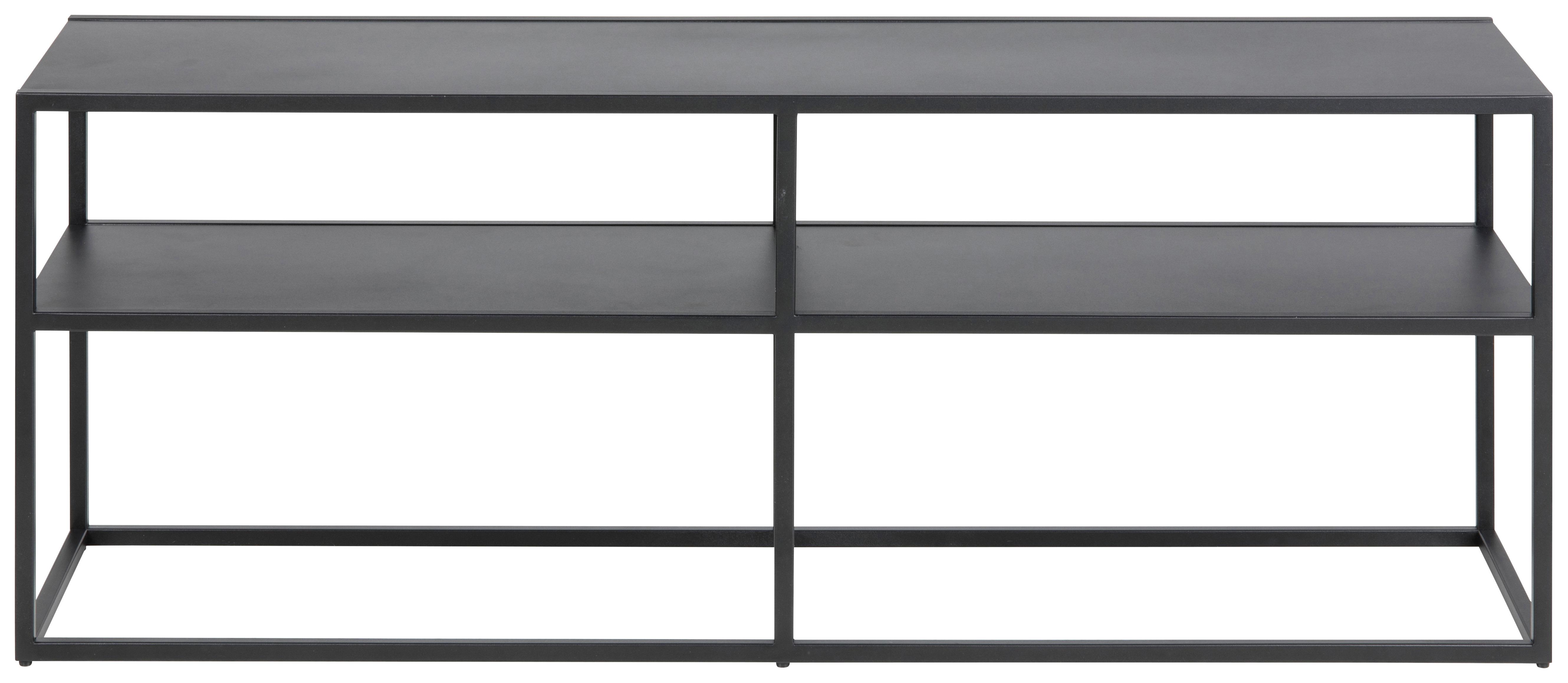 TV-Element Newton Trend 120 cm Schwarz - Schwarz, Trend, Metall (120/46/30cm) - MID.YOU