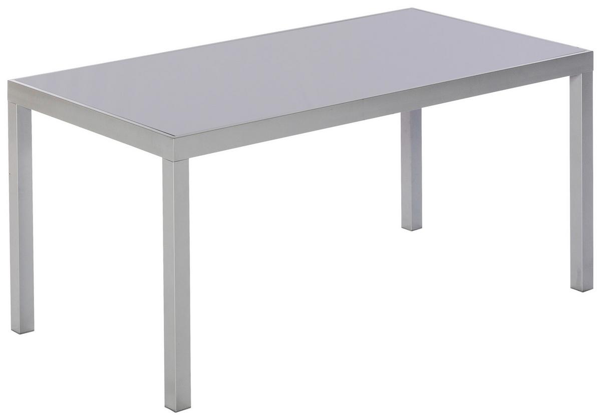 Gartenset Amalfi - Taupe/Silberfarben, MODERN, Textil/Metall - Gardenson