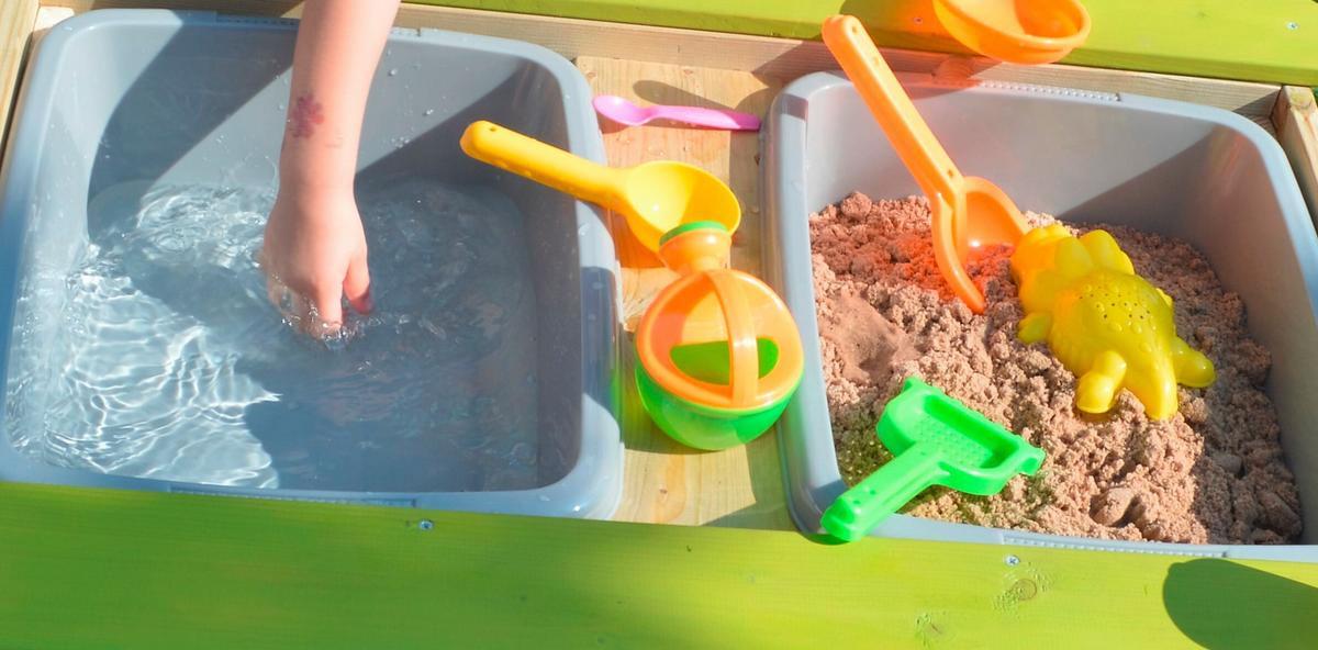 Wasserspieltisch Esel Kiefer, B/H/T: ca. 100x53x80cm - Kieferfarben, KONVENTIONELL, Holz (100/53/80cm)