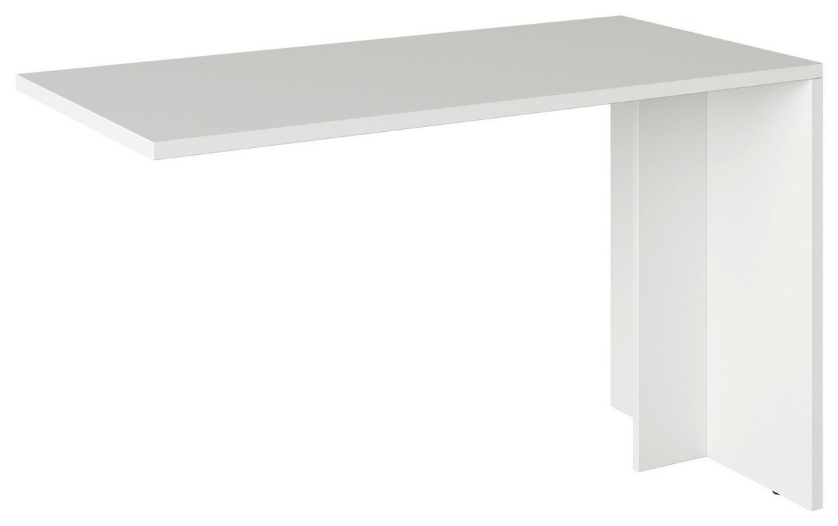 Schreibtisch Fortuna - Weiß, Basics, Holzwerkstoff (120/58/75cm) - MID.YOU
