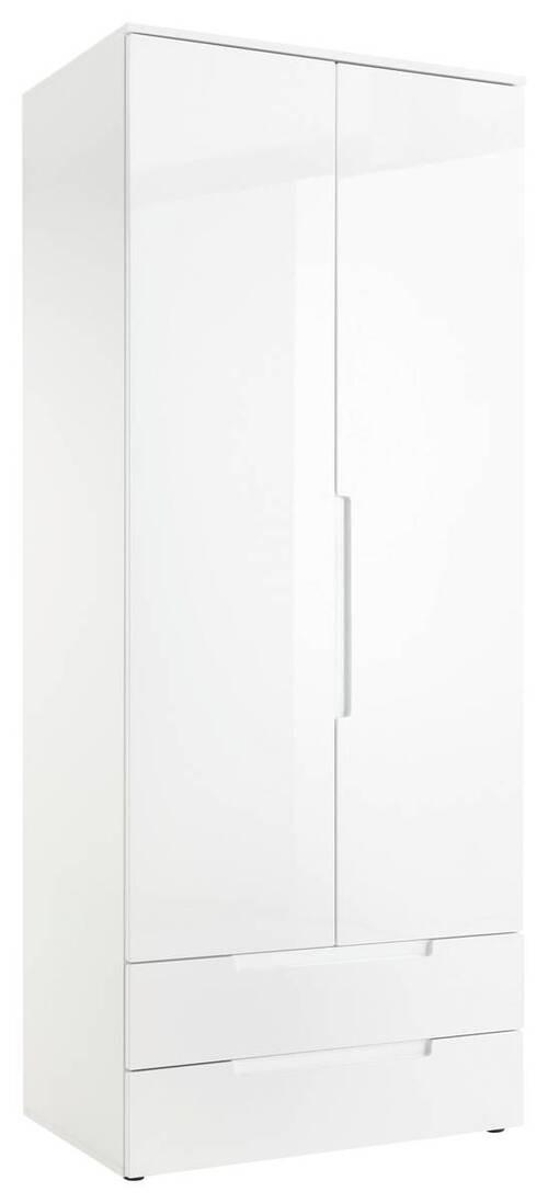 Drehtürenschrank +schubladen B: 84 Cm Spice, Weiß - Eichefarben/Weiß, MODERN, Holzwerkstoff (84/208/57cm) - MID.YOU