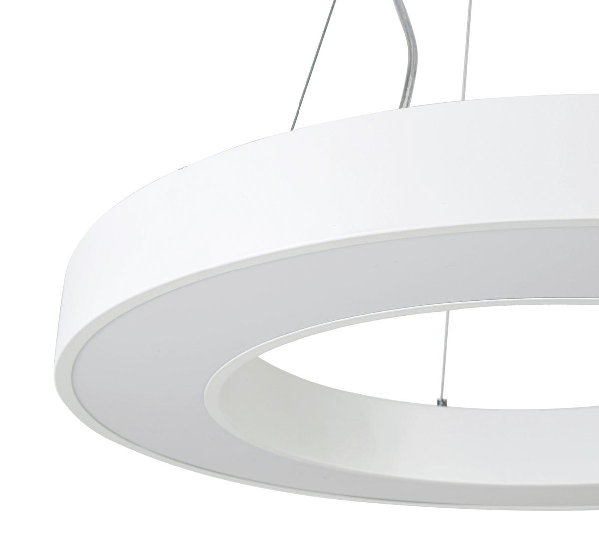 ZÁVESNÉ LED SVIETIDLO SANDL - biela/chrómová, Modern, kov/plast (60/120cm) - Mömax
