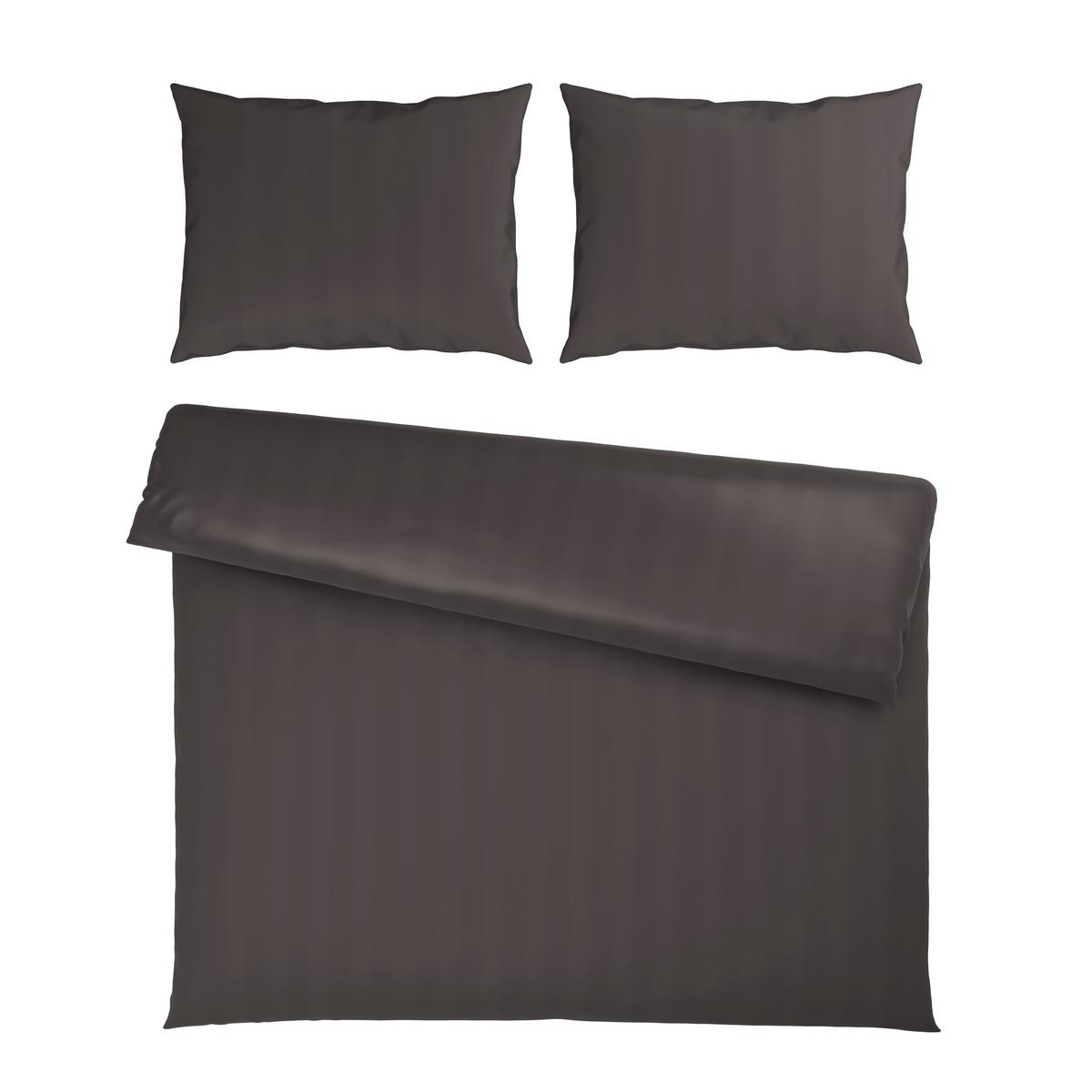 POVLEČENÍ XENIA STREIF XXL - antracitová, Moderní, textil (200/220cm) - Premium Living