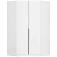 Eckkleiderschrank Alabama Weiß B: 117 Cm - Weiß, MODERN, Holzwerkstoff (117/229/117cm) - Rauch Möbel