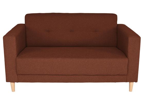 Pohovka Geneve - tmavohnedá, Moderný, textil (148/81/75cm) Pohovka Geneve - tmavohnedá, Moderný, textil (148/81/75cm)