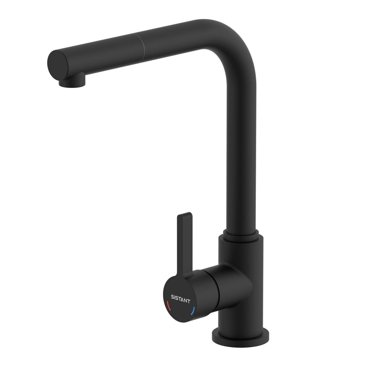 KÜCHENARMATUR SISTANT OSLO - Schwarz, Basics, Metall (5,4/32,5/27cm) - Sistant
