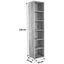Aktenregal Profi - Chromfarben/Eichefarben, MODERN, Holzwerkstoff (50/220/35cm) - Ombra Aktenregal Profi - Chromfarben/Eichefarben, MODERN, Holzwerkstoff (50/220/35cm) - Ombra