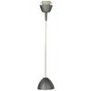 Hängefassung Pendelleuchte E27 L: 125 cm, Dunkelgrau - Dunkelgrau, KONVENTIONELL, Kunststoff/Metall (125cm) - Homezone