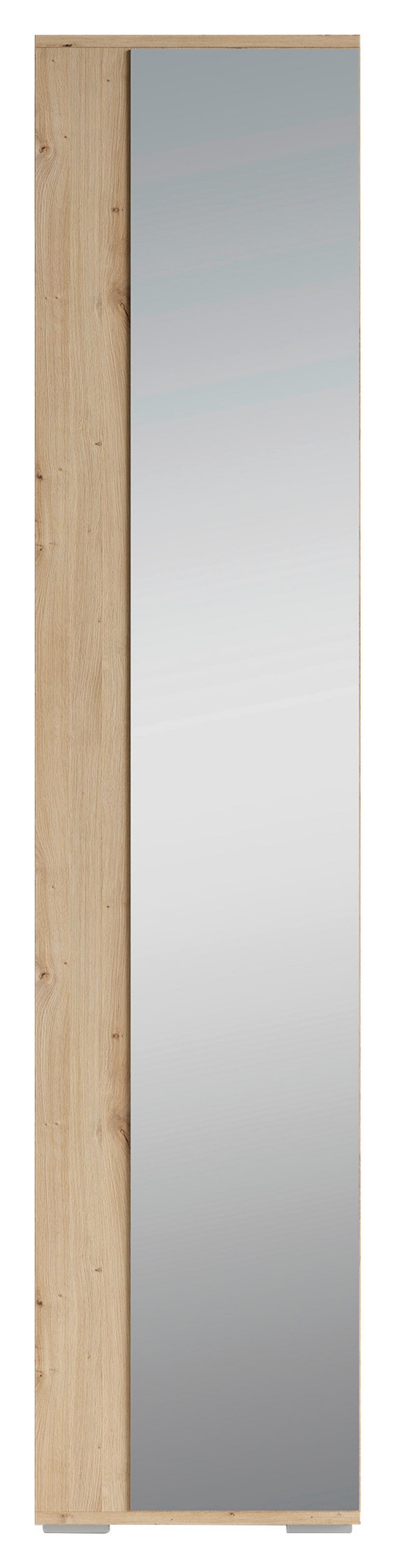 Garderobe Ben Eiche Artisan Anthrazit B: 40 Cm - Anthrazit/Eiche Artisan, Design, Holzwerkstoff (40/184/35cm) - MID.YOU