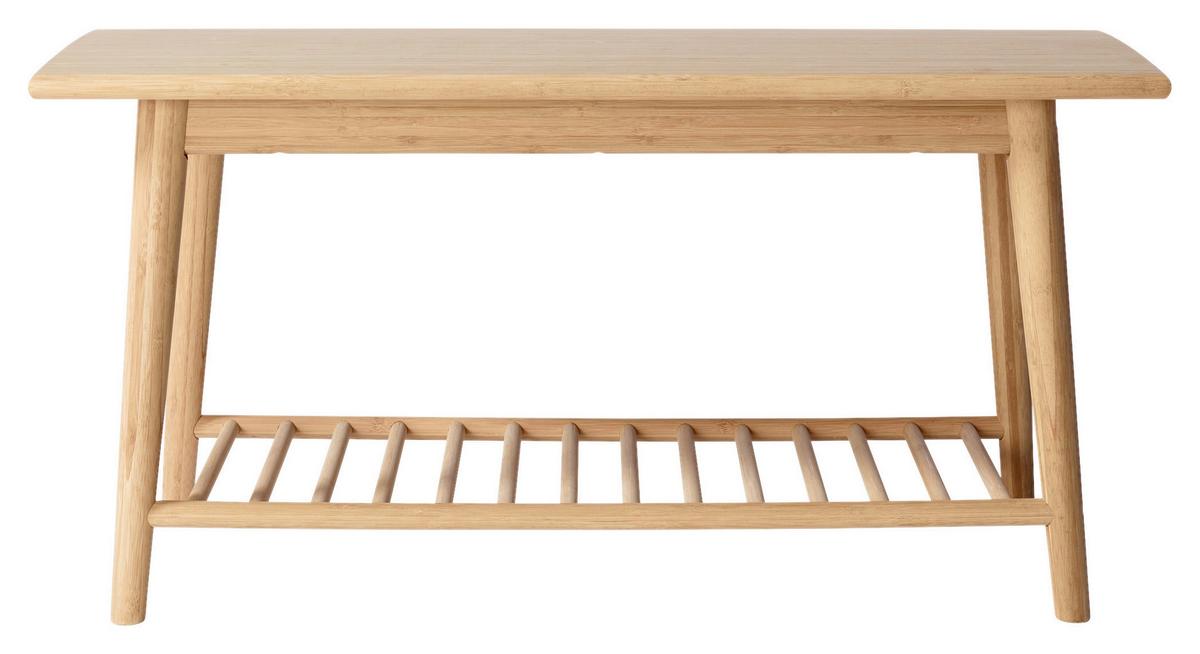 Schuhbank Noble 4168002 - Naturfarben, ROMANTIK / LANDHAUS, Holz (90/45/35cm) - MID.YOU