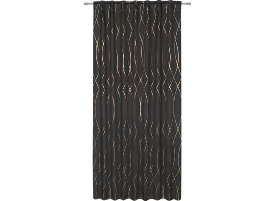 Zatemňovací Závěs Glamour - měděné barvy/černá, Lifestyle, textil (140/245cm) - Mömax modern living Zatemňovací Závěs Glamour - měděné barvy/černá, Lifestyle, textil (140/245cm) - Mömax modern living