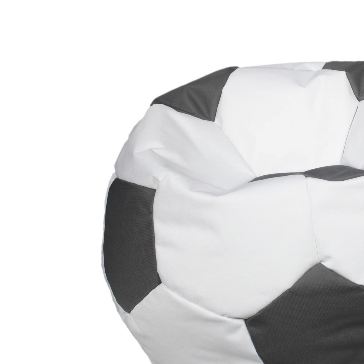 Sedací vak PLAY - šedá/bílá, Basics, textil (78/40cm) - Ondega