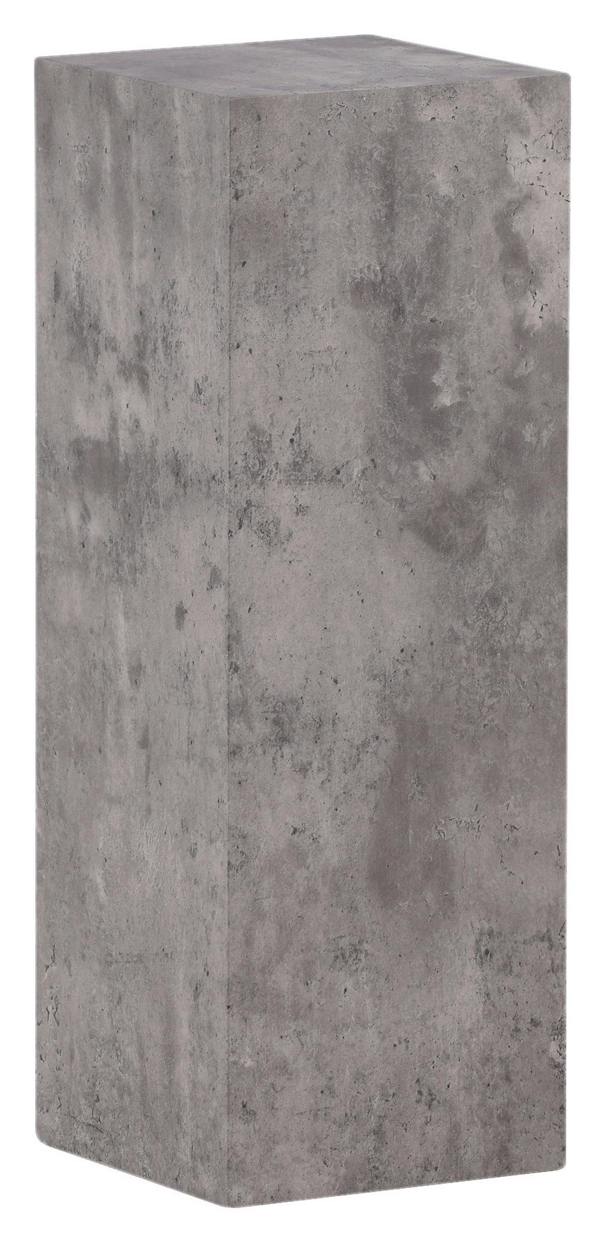 Beistelltisch Ramsvik - Grau, Design, Holz (23/23/65cm) - Livetastic