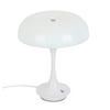 NABÍJATEĽNÁ STOLNÁ LAMPA RETRO - biela/chrómová, Modern, kov/plast (19,5/24cm) - Mömax