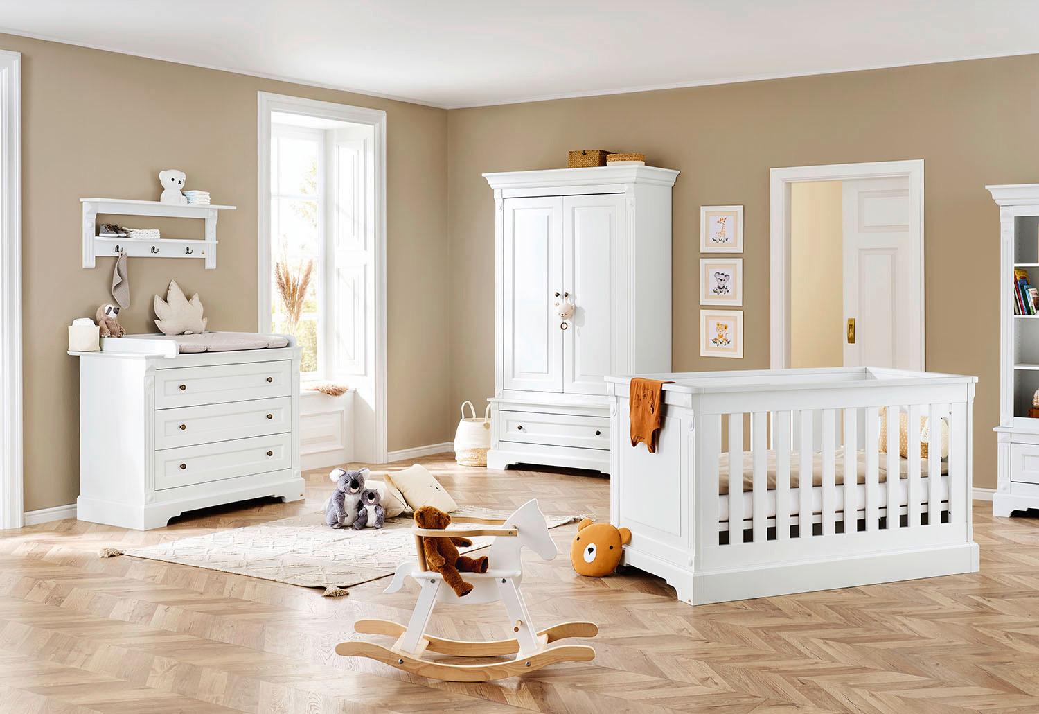 Babyzimmer 103467b Emilia - Weiß, Trend, Holzwerkstoff - Pinolino