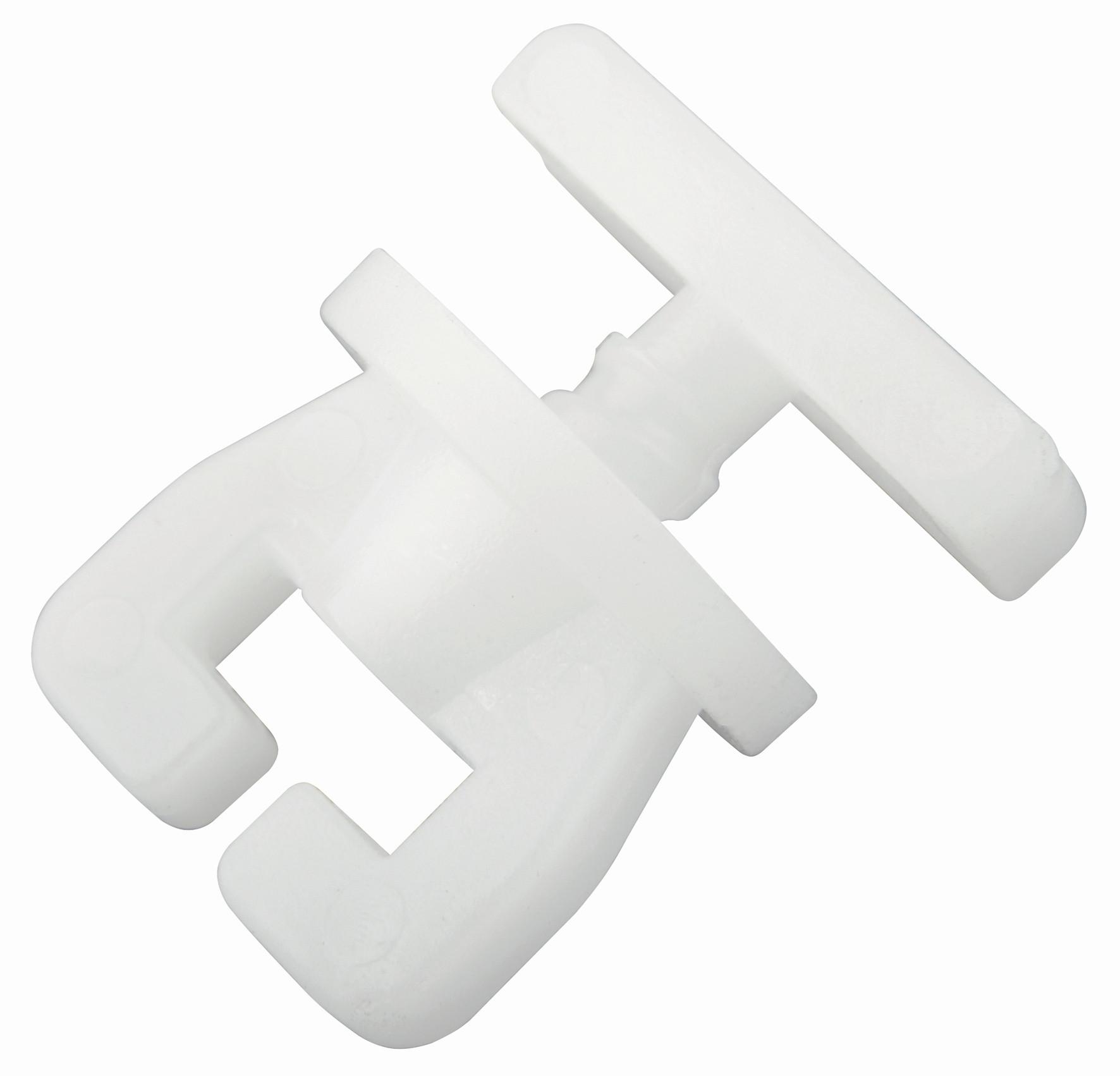 PŘÍSLUŠENSTVÍ KE KOLEJNICI FESTSTELLER AMELIE - bílá, plast (1,5/1,4/1,4cm) - Modern Living