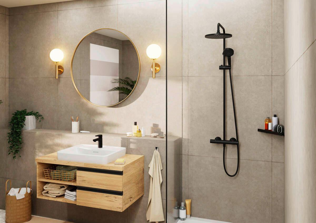 Mosdó Csaptelep Hansgrohe Vernis Blend - fekete, Trend, fém (5/14/11cm) - Hansgrohe