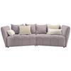 Boxspringová pohovka SOFI, šeříková, krémová - černá/krémová, Moderní, textil (294/93/152cm) - Premium Living