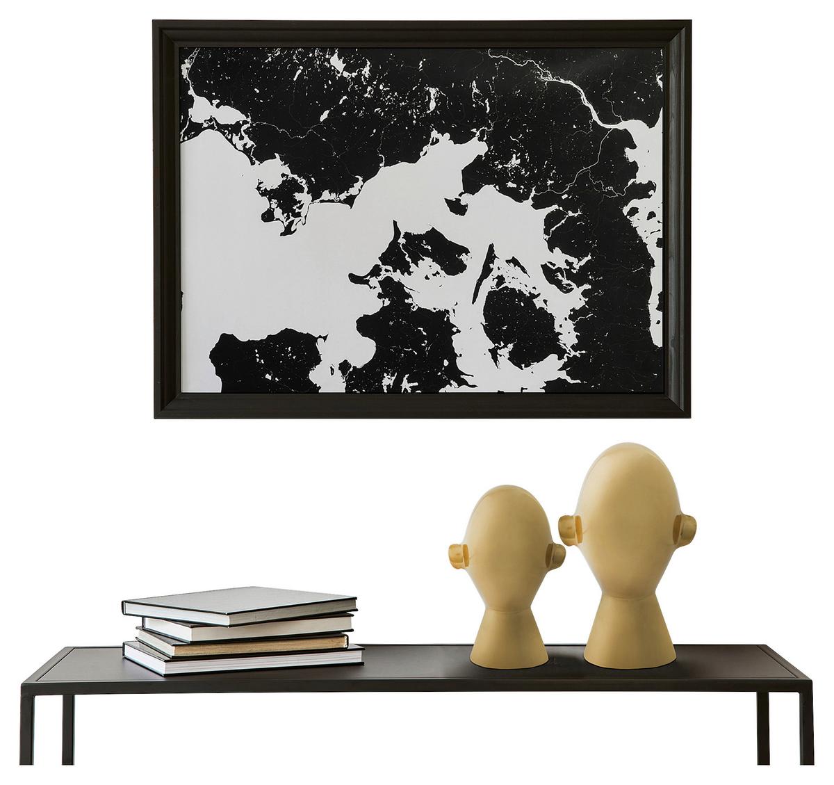 Skulptur Phantom Goldfarben, 11x22 Cm - Goldfarben, Trend, Metall (11/22/14cm) - Kayoom