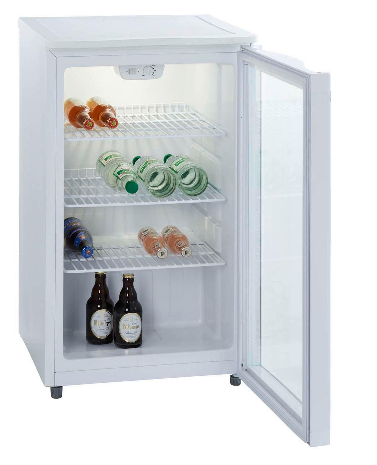 Kühlschrank Gks102 Weiß 102 L Freistehend - Weiß, Trend, Glas/Kunststoff (50,5/85,5/54,5cm) - PKM