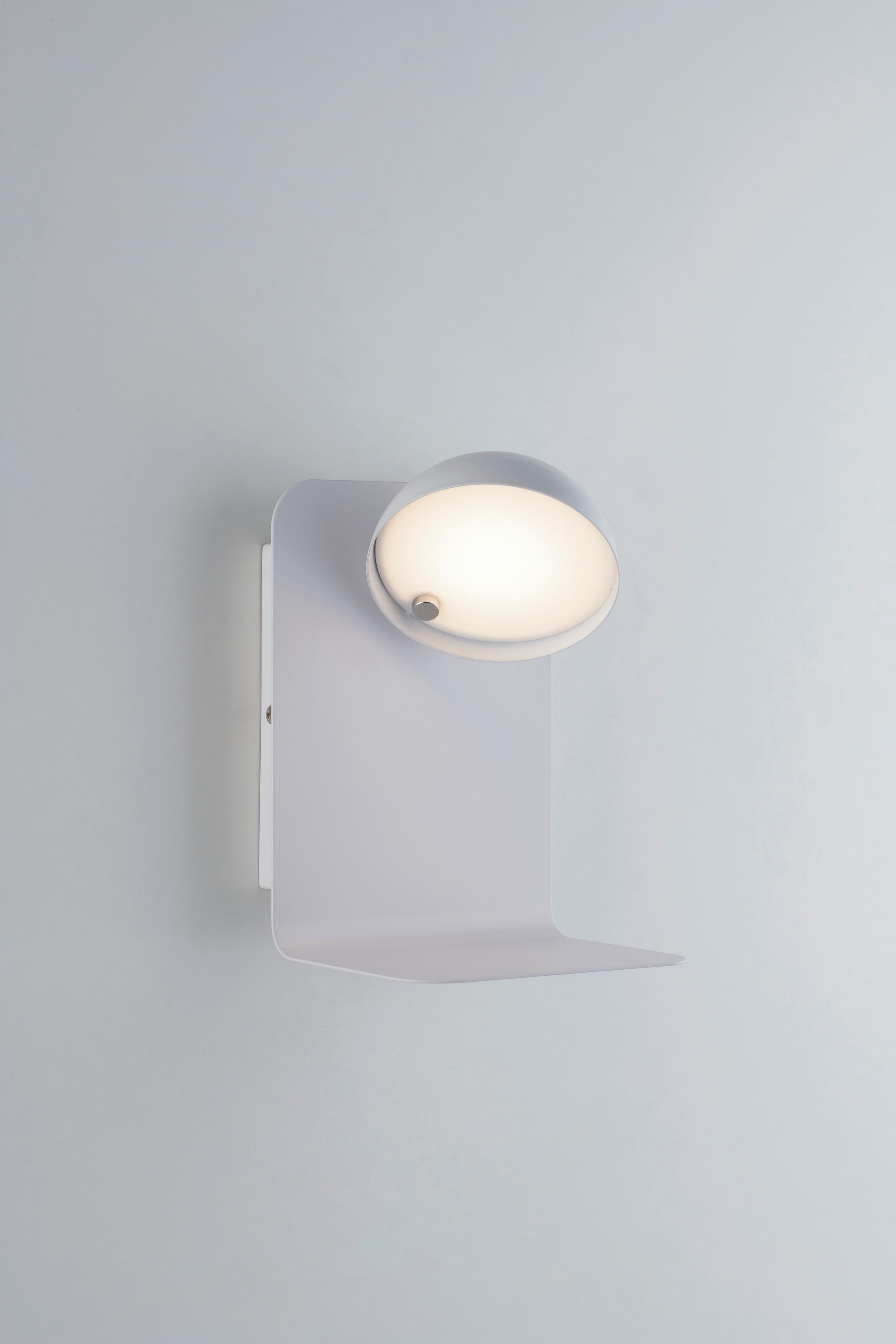 LED-Wandleuchte I-Boing-Ap Bco - Schwarz, Design, Metall (14/19/10cm)