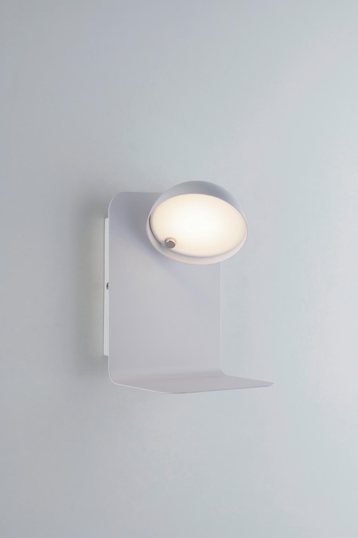 Led-wandleuchte I-Boing-Ap Bco - Schwarz, Design, Metall (14/19/10cm)
