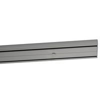 VORHANGSCHIENE AlUMINIUM 120 cm - Grau, Basics, Metall (120cm)
