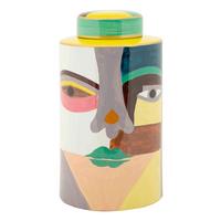 Vase Pot Piccassy Color Top Multicolor B: 19 cm - Multicolor, Basics, Keramik (19/33/19cm)