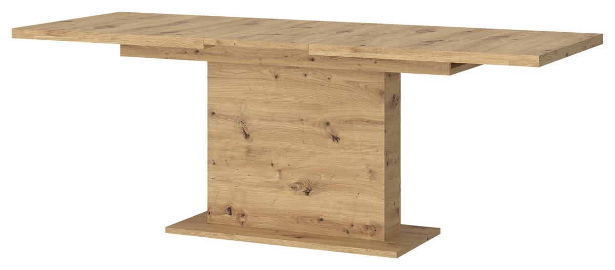 Esstisch Luci Eiche Artisan B: 160 Cm - Eiche Artisan, Trend, Holzwerkstoff (160/76,3/90cm) - MID.YOU