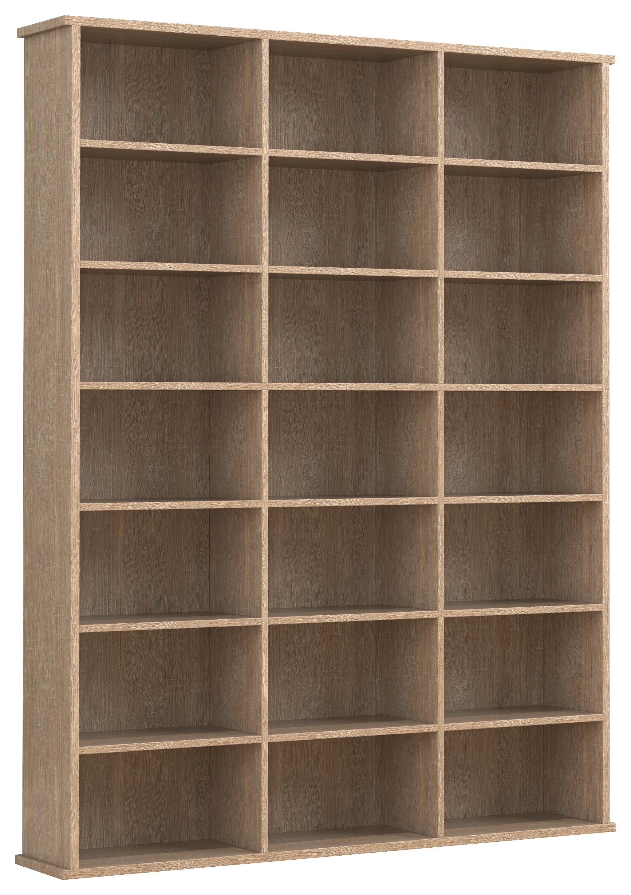 Regal Megosa Sonoma Eiche Dekor - Sonoma Eiche, Design, Holzwerkstoff (105/136/19cm) - MID.YOU