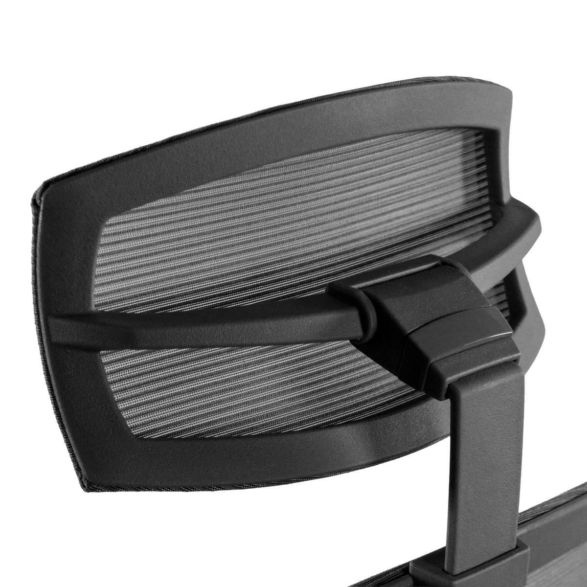 Kopfstütze Schwarz B: 29 Cm - Schwarz, MODERN, Kunststoff/Textil (29/15-30/12cm) - MID.YOU