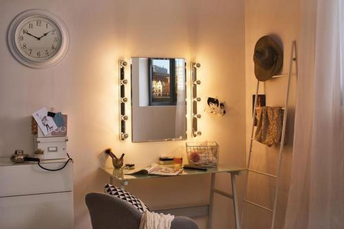 Spiegelleuchte Mirror Regula B: 65 cm Chromfarben 40 W - Chromfarben, Design, Metall (65/7,5/5cm) - Paulmann