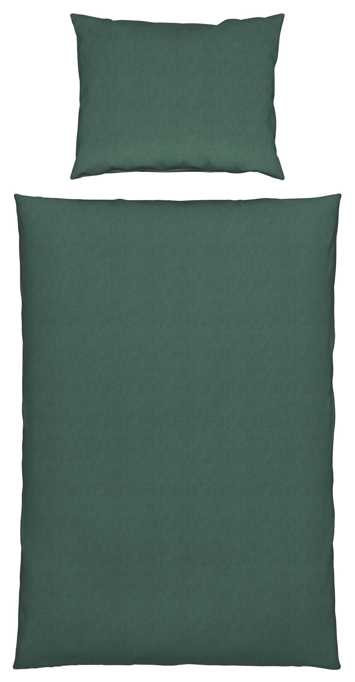 Povlečení Charlene Wende, 70/90 140/200 - zelená/světle zelená, Konvenční, textil (140/200cm) - Modern Living