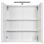 Badezimmer Siena 60cm Weiß/hglz Anthrazit - Anthrazit/Weiß, MODERN, Holzwerkstoff/Kunststoff (60/48cm) Badezimmer Siena 60cm Weiß/hglz Anthrazit - Anthrazit/Weiß, MODERN, Holzwerkstoff/Kunststoff (60/48cm)