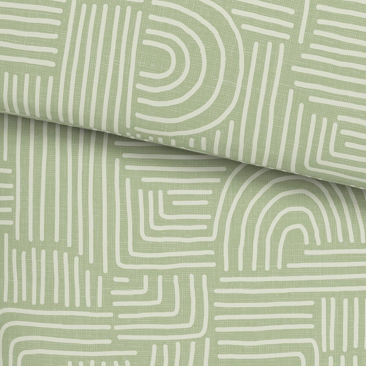 Ágyneműhuzat-garnitúra Doris - mentazöld, Modern, textil - Luca Bessoni